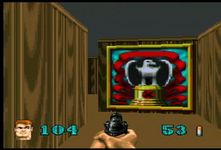 une photo d'Ã©cran de Wolfenstein 3D sur Atari Jaguar